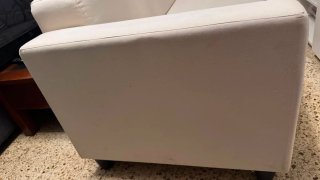SOFÁ DE TELA BLANCO IKEA PERFECTO ESTADO