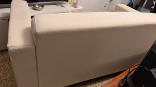 SOFÁ DE TELA BLANCO IKEA PERFECTO ESTADO