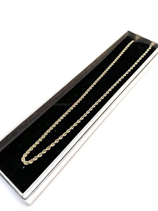 cadena oro 18k 25cm