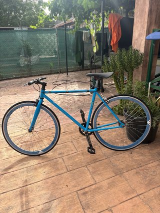 Bicicleta Fixie Azul