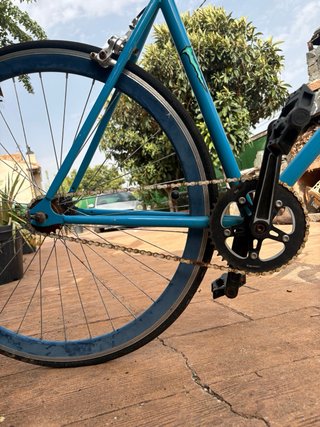 Bicicleta Fixie Azul
