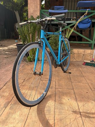 Bicicleta Fixie Azul