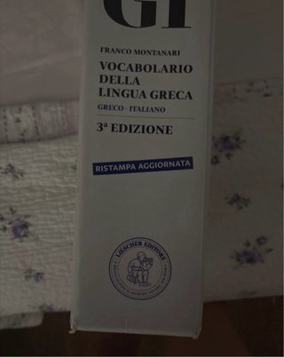 GI. Vocabolario della lingua greca.