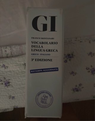 GI. Vocabolario della lingua greca.