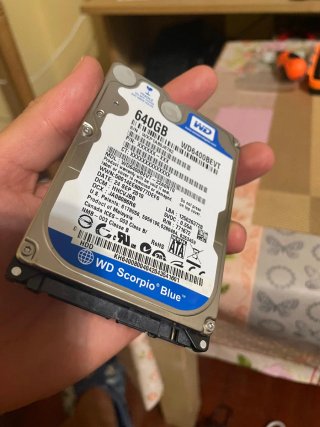 Disco duro Western Digital WD Scorpio Blue 640 GB