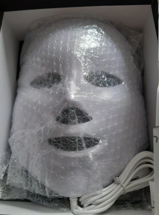 Mascara Facial LED Unicskin Blanca. NUEVA