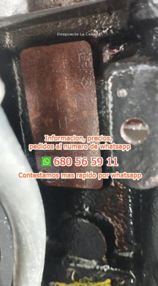 Renault cabap20078096 motor k9kf728 me Ref:3117927