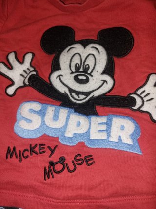 Tutina Mickey Mouse Disney rossa e blu