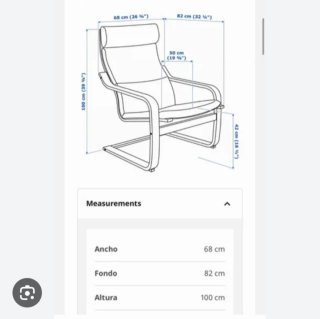 Sillón y reposapiés IKEA POÄNG