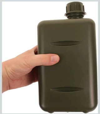 Cantimplora militar US verde
