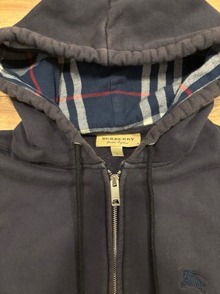 Sudadera Burberry Azul con Cremallera