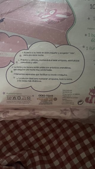 Saco Nórdico Cuna 100% Algodón