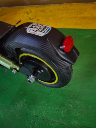 Patinete Eléctrico ZWheel S4 Verde y Negro