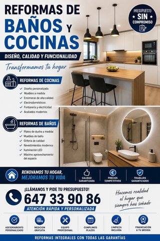 Reformas de Baños y Cocinas