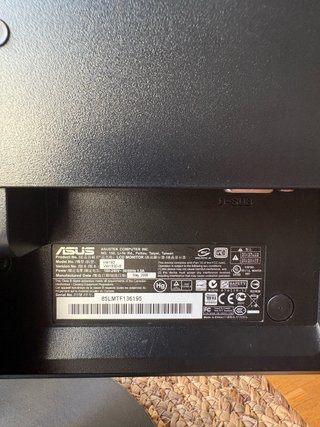 Monitor ASUS 19” Negro
