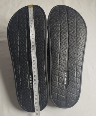 0086 Chanclas sandalias Superdry negras T 41 (M)