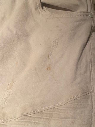 Pantalones vaqueros blancos slim fit