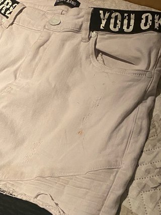 Pantalones vaqueros blancos slim fit