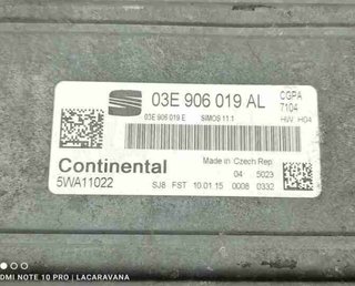Centralita motor 03e906019al seat ibiza 2188673