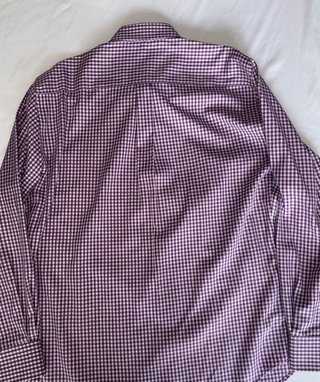 Camisa cuadros morado blanco Peter Millar