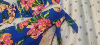 Bikini floral de mujer
