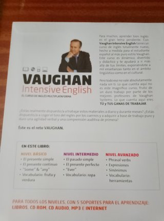 curso ingles vaughan texto no audio