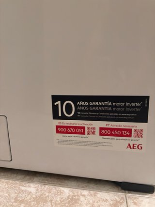 Lavadora Carga Superior AEG 7kg (finales agosto)