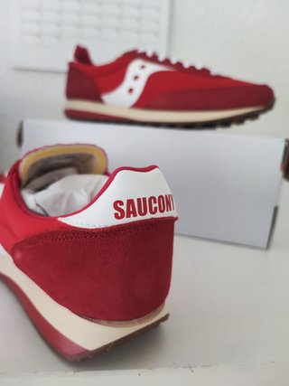 Saucony Originals Trainer 80 Rojo/Blanco EU 44.5