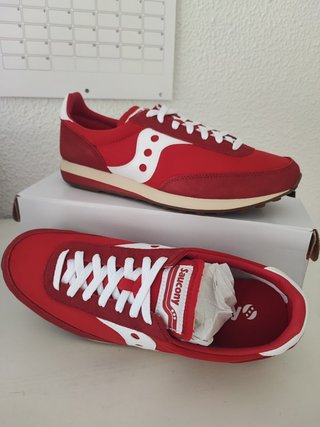 Saucony Originals Trainer 80 Rojo/Blanco EU 44.5