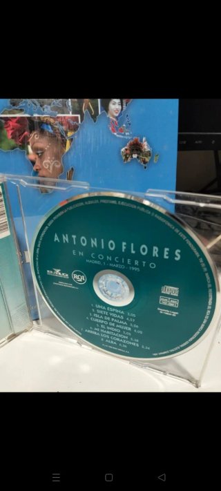 CD Antonio Flores En Concierto Madrid 1995