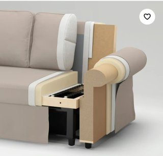 Sofá Cama Gris 3 Plazas
