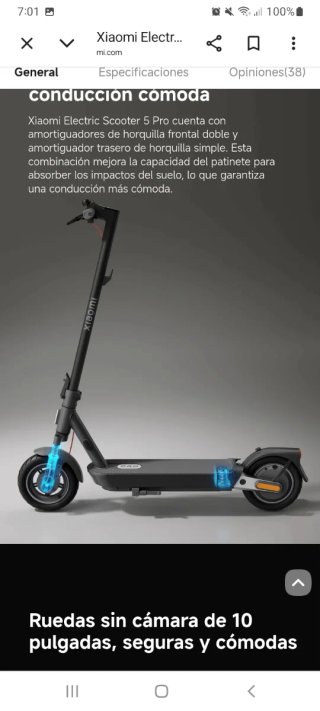 Patinete Xiaomi 5 Pro Nuevo Sin Abrir