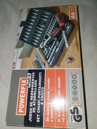 Juego Herramientas Atornillado Powerfix 46 Piezas