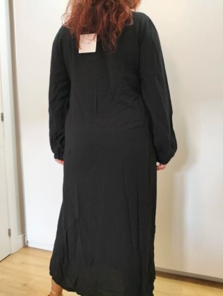Vestido Boho Negro Talla XL. Nuevo