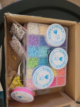 Kit para hacer pulseras con abalorios