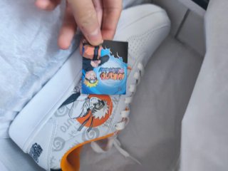 Zapatillas Naruto Blancas y Naranja