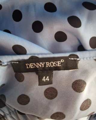 Vestido Denny Rose Plisado Lunares Talla Única