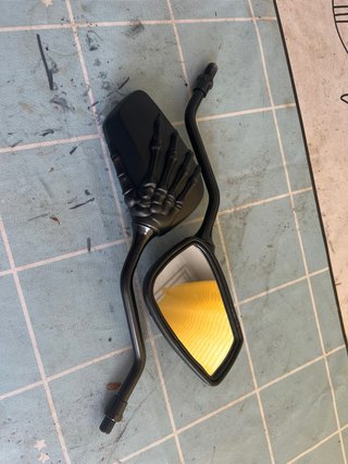 Retrovisores custom,filtro aire tipo cono, asiento