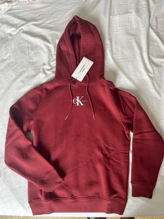 Sudadera Calvin Klein Jeans Roja Talla M