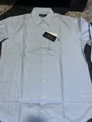 Camisa Polo Ralph Lauren Celeste Talla L