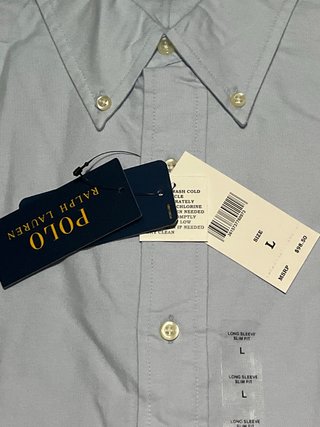 Camisa Polo Ralph Lauren Celeste Talla L