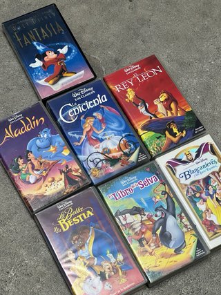 VHS Disney Clásicos (Español)