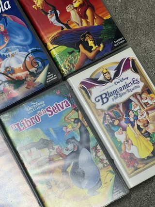 VHS Disney Clásicos (Español)