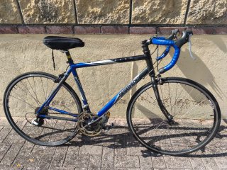 Bicicleta de carretera Decathlon Azul