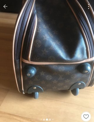 Trolley Louis Vuitton Marrón y Beige