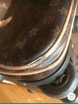 Trolley Louis Vuitton Marrón y Beige