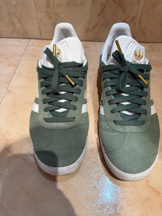 Adidas Gazelle Verde/Blanco Talla 42
