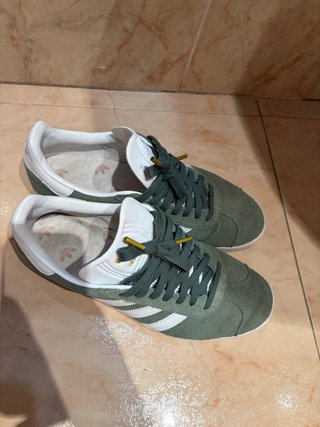 Adidas Gazelle Verde/Blanco Talla 42