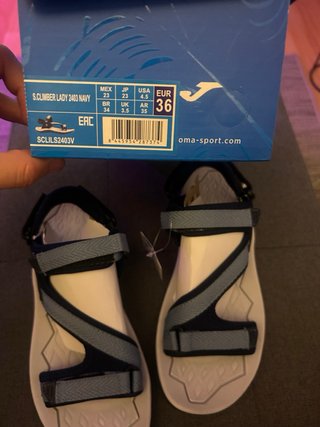 Sandalias Joma Azul y Blanco