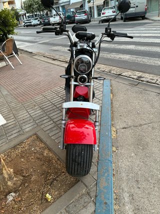 Moto Eléctrica Scooter Roja